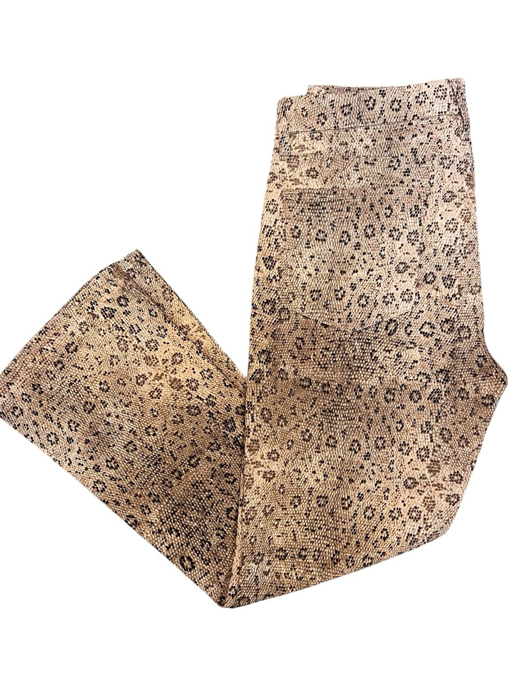 Frame “Le Crop Mini Boot” Python Print Denim Pant - Picture 4 of 12